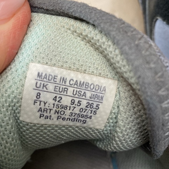 Salomon Womens Ellipse GTX Sz 9.5 Trail Running Hiking Shoes Sneakers Gray blue - Picture 9 of 9